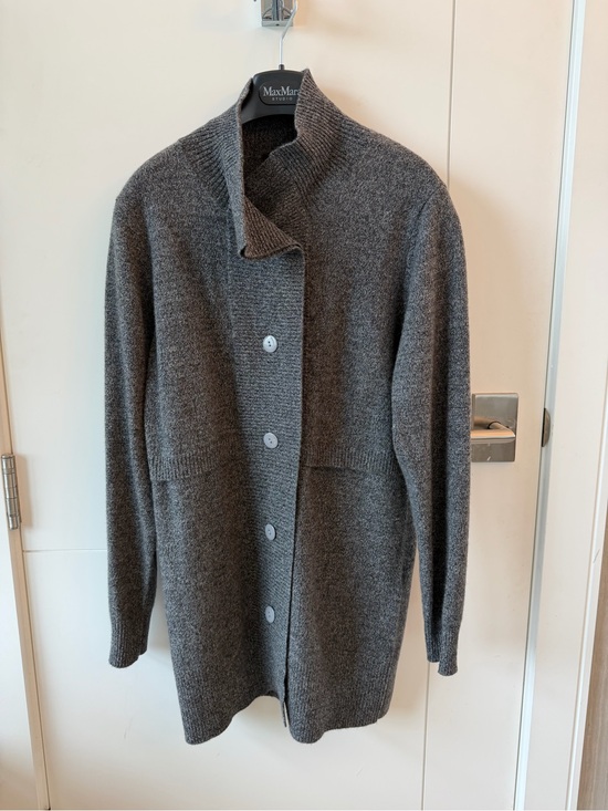 Sweaters - Mount Cashmere 100% cashmere  Button Front Wool Long Cardigan